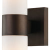 Minka Lavery Two Light Wall Sconce in Copper Bronze Patina