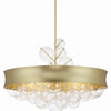 Minka Lavery Verdi Square Eight Light Convertible Pendant in Soft Gold