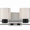 Minka Lavery Waverly Plaza Bath Four Light Bath in Coal with Brushed Nickell