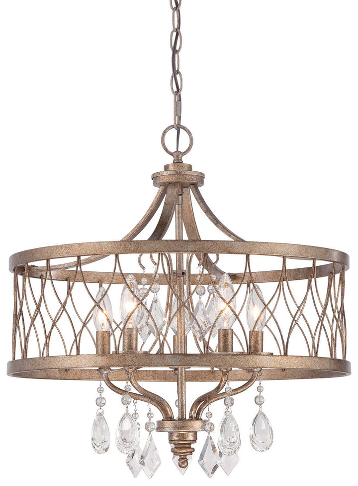 Minka Lavery West Liberty Five Light Chandelier in Olympus Gold