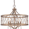 Minka Lavery West Liberty Five Light Chandelier in Olympus Gold
