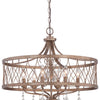 Minka Lavery West Liberty Six Light Chandelier in Olympus Gold