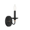 Minka Lavery Westchester County One Light Wall Sconce in Sand Coal With Skyline Gold Leaf