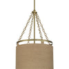 Minka Lavery Windward Passage Four Light Pendant in Soft Brass