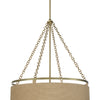 Minka Lavery Windward Passage Six Light Pendant in Soft Brass