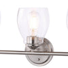 Minka Lavery Winsley Three Light Wall Lamp in Brushed Nickel