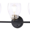 Minka Lavery Winsley Three Light Wall Lamp in Coal And Stained Brass