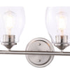 Minka Lavery Winsley Two Light Wall Lamp in Brushed Nickel