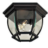 Minka Lavery Wyndmere Three Light Flush Mount in Coal