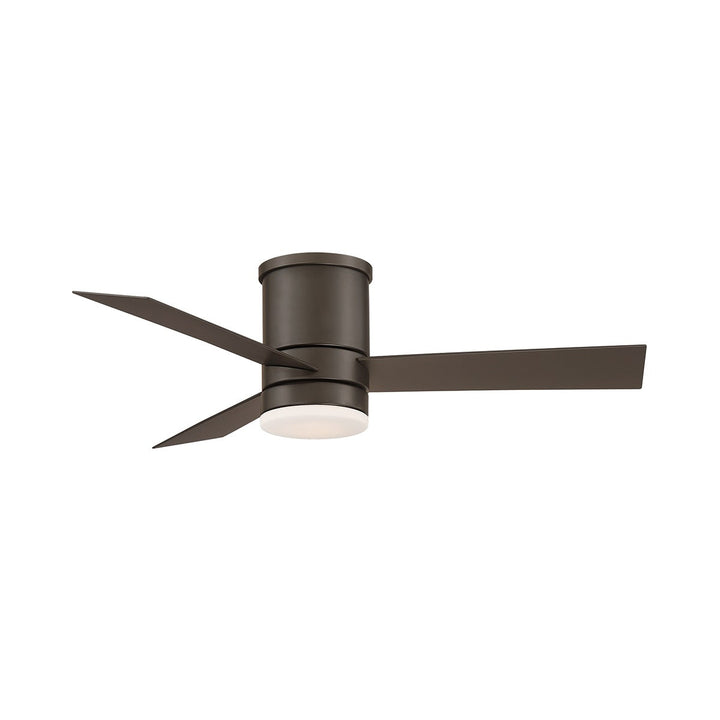 Modern Forms Fan Axis Smart Outdoor DC Flushmount Ceiling Fan with 19.5W CCT LED and Remote