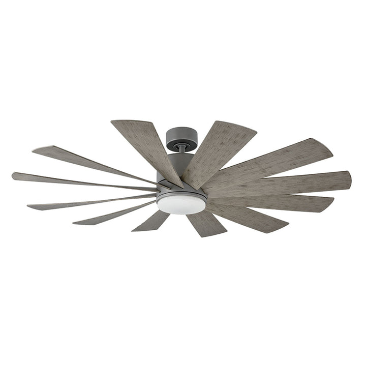 Modern Forms Fan Windflower 60" Smart Outdoor DC Ceiling Fan with 23.5W CCT LED and Remote