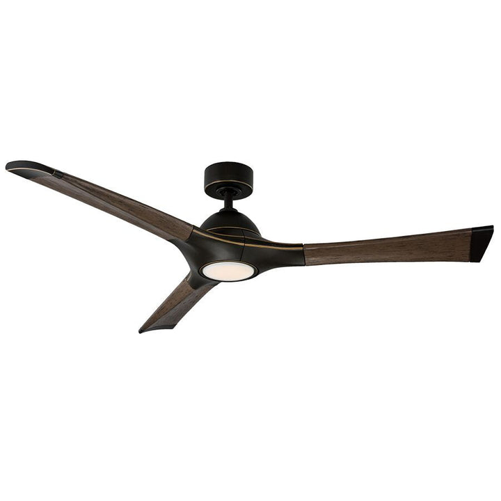 Modern Forms Fan Woody Smart Outdoor DC Ceiling Fan with 19W CCT LED and Remote