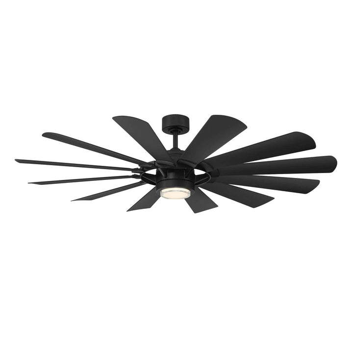 Modern Forms Fan Wynd Mill 65" Smart Outdoor DC Ceiling Fan with 19.5W CCT LED and Remote