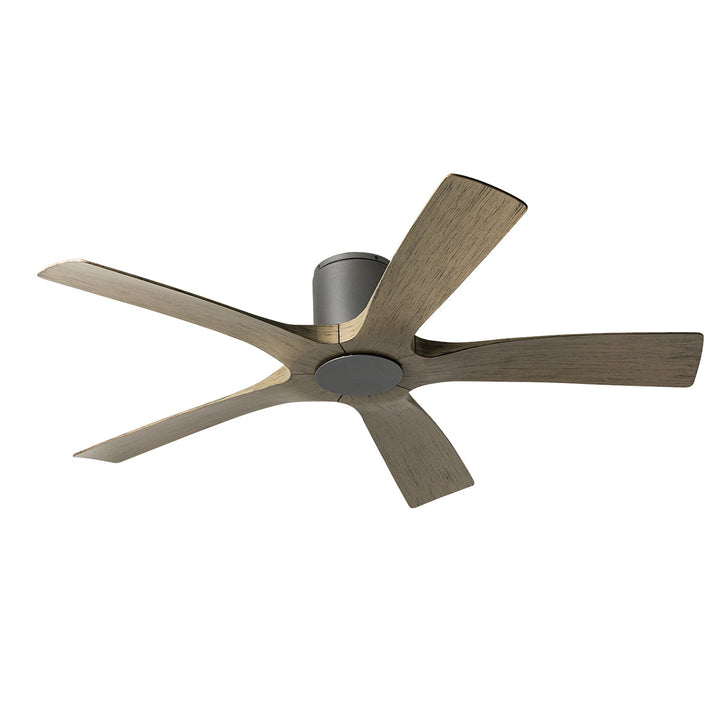 Modern Forms Fans Aviator 5 54" Smart Outdoor Flushmount DC Ceiling Fan with 19.5W CCT LED and Remote