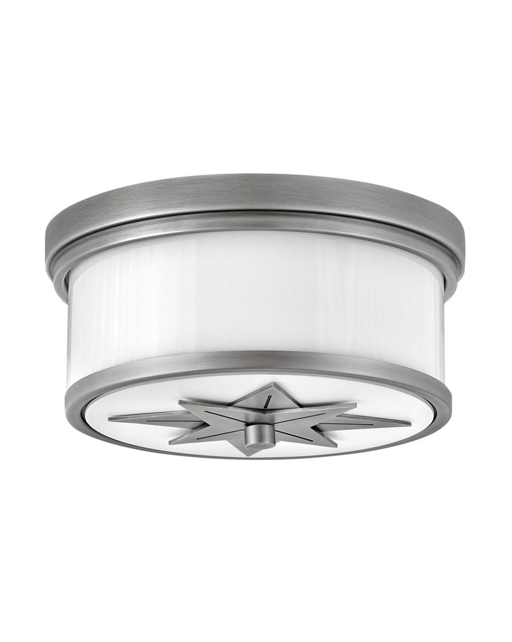 Montrose LED Flush Mount in Antique Nickel