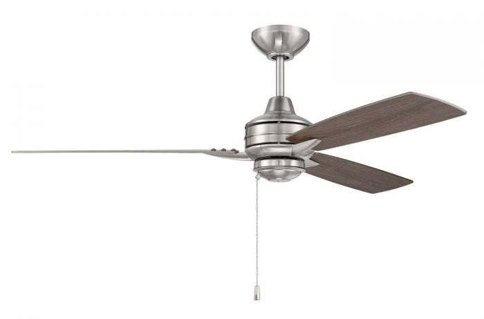 Moto 52" Ceiling Fan in Brushed Polished Nickel