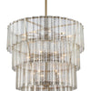 Museo 28 Light Chandelier in Satin Brass