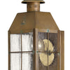 Nantucket LED Wall Mount in Aged Brass