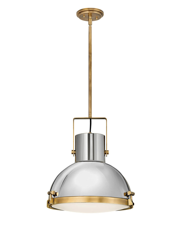 Nautique LED Pendant in Heritage Brass