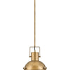 Nautique LED Pendant in Heritage Brass