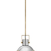 Nautique LED Pendant in Heritage Brass