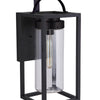 Neo One Light Outdoor Wall Lantern in Midnight