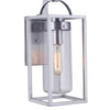 Neo One Light Outdoor Wall Mount in Satin Aluminum