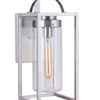 Neo One Light Outdoor Wall Mount in Satin Aluminum
