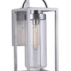 Neo One Light Outdoor Wall Mount in Satin Aluminum