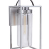Neo One Light Outdoor Wall Mount in Satin Aluminum