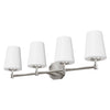 Nolita Four Light Vanity in Brushed Nickel