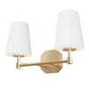 Nolita Two Light Vanity in Alturas Gold
