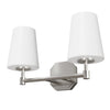 Nolita Two Light Vanity in Brushed Nickel