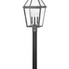 Nouvelle LED Outdoor Lantern in Blackened Brass