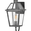Nouvelle LED Outdoor Lantern in Blackened Brass