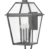 Nouvelle LED Outdoor Lantern in Blackened Brass