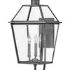 Nouvelle LED Outdoor Lantern in Blackened Brass