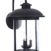 O Fallon Three Light Outdoor Wall Mount in Dark Bronze Gilded