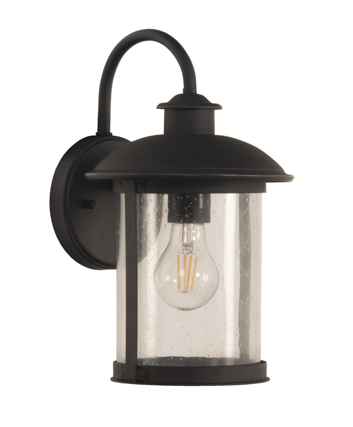 O'Fallon One Light Outdoor Wall Mount in Dark Bronze Gilded