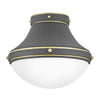Oliver LED Flush Mount in Dark Matte Grey