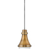 Oliver LED Pendant in Heritage Brass