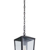 Olsen One Light Outdoor Pendant in Midnight