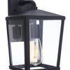 Olsen One Light Outdoor Wall Mount in Midnight