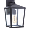 Olsen One Light Outdoor Wall Mount in Midnight