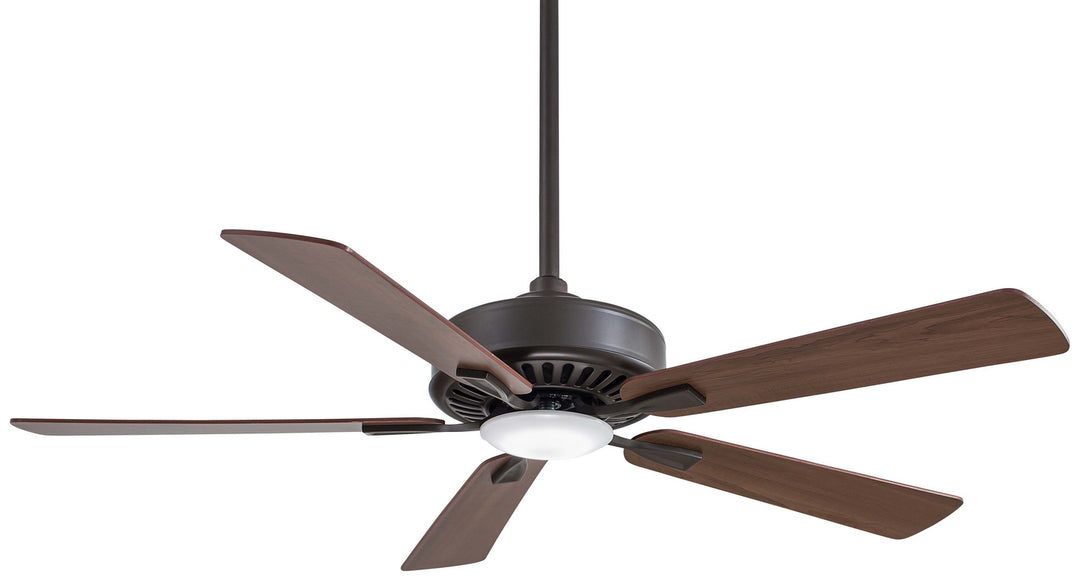 Minka Aire Contractor Plus 52" Ceiling Fan with Dimmable LED Light and Remote Control