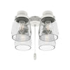 Original Four Light Fitter in White