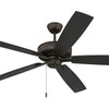 Outdoor Super Pro 60" Ceiling Fan in Espresso