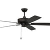Outdoor Super Pro 60" Ceiling Fan in Flat Black