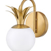Palma LED Vanity in Heritage Brass