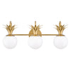 Palma LED Vanity in Heritage Brass